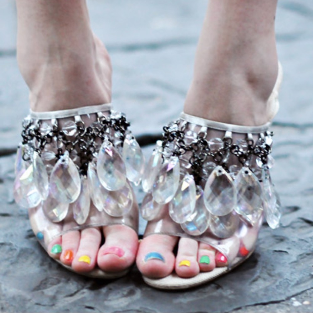 Prada 2010 Runway Chandelier Heels